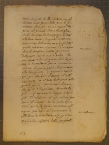 Fragment traktatu dotyczącego spraw politycznych w języku włoskim, bd. [XVII w.]