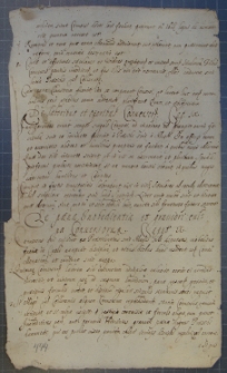 De laboribus et operibus Conversor, fragnent pisma dotyczącego braci konwersów, bd. [XVII w.]