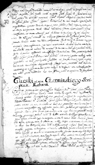 Gurski in rem Czerminskiego scriptum roborat