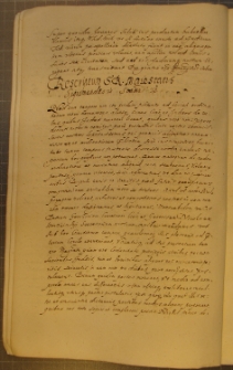 RESCRIPTUM SR. MAIESTATIS, fragment kodeksu zawierającego łacińskie i polskie formularze pism urzędowych z l. 30. XVII w.