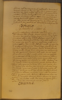 CONSENSUS [nr 1], fragment kodeksu zawierającego łacińskie i polskie formularze pism urzędowych z l. 30. XVII w.