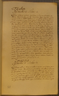 FEUDUM, fragment kodeksu zawierającego łacińskie i polskie formularze pism urzędowych z l. 30. XVII w.