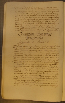 PRIVILEGIUM FRATERNITATIS MISERICORDIA, fragment kodeksu zawierającego łacińskie i polskie formularze pism urzędowych z l. 30. XVII w.