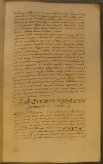 ALIUD PRIVILEGIUM MONTI PIETRATIS, fragment kodeksu zawierającego łacińskie i polskie formularze pism urzędowych z l. 30. XVII w.
