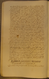 APPROBATIO INSCRIPTIONIS RECIPROCA, fragment kodeksu zawierającego łacińskie i polskie formularze pism urzędowych z l. 30. XVII w.
