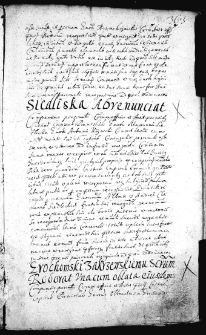 Grochowski Zakrzewskiemu scriptum roborat una cum oblata eiusdem