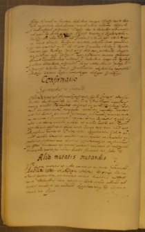 ALIA MUTATIS MUTANDIS, fragment kodeksu zawierającego łacińskie i polskie formularze pism urzędowych z l. 30. XVII w.