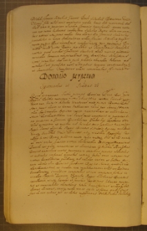 DONATIO PERPETUA, fragment kodeksu zawierającego łacińskie i polskie formularze pism urzędowych z l. 30. XVII w.