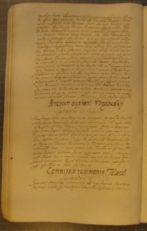 ARESTUM STEPHANI WARGOCZY, fragment kodeksu zawierającego łacińskie i polskie formularze pism urzędowych z l. 30. XVII w.