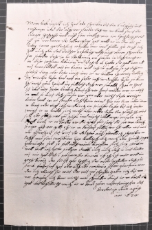 List Anny Wazy doUrszuli Meierin z 10 VIII 1624 r.