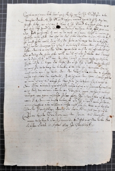 List Anny Wazy do Urszuli Meierin z 10 IX 1624 r.