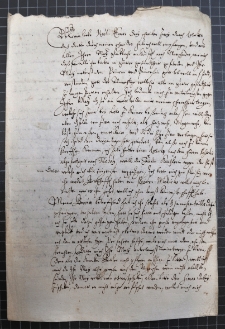 List Anny Wazy do Urszuli Meierin z 20 X 1624 r.