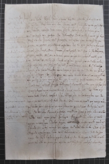 List Anny Wazy do Urszuli Meierin z 7 XI 1624 r.