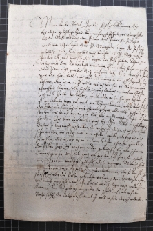List Anny Wazy do Urszuli Meierin z 17 XII 1624 r.