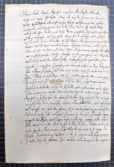 List Anny Wazy do Urszuli Meierin z 29 XII 1624 r.