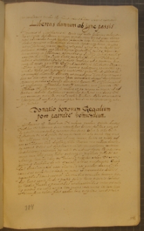 LIBERTAS DAMNUM AB IGNE PASSIS, fragment kodeksu zawierającego łacińskie i polskie formularze pism urzędowych z l. 30. XVII w.