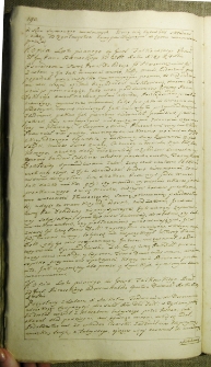 Kopia listu pisanego do J[ego] M[ości] X[iędza] Falkowskiego prow[incjała] od J[ego] M[ości] Pana Bienieckiego KrWBo roku 1789 d[ie] 15 Xbris