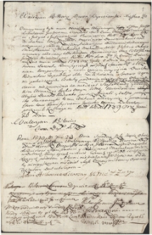List polecający Mikołaja Horna w sprawie przyjęcia Wawrzyńca Małachowskiego do kościołów i miejsc świętych.
