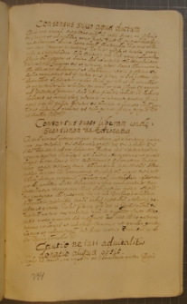 CAUTIO NE IURI ADVITALITIO DONATIO ALIEUA OBSIT, fragment kodeksu zawierającego łacińskie i polskie formularze pism urzędowych z l. 30. XVII w.