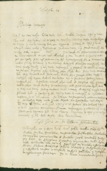 List króla polskiego Władysława IV Wazy do Sylwestra Kossowa