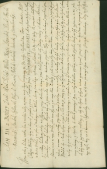 Dokument króla polskiego Jana III Sobieskiego dla kolegium jezuitów w Witebsku