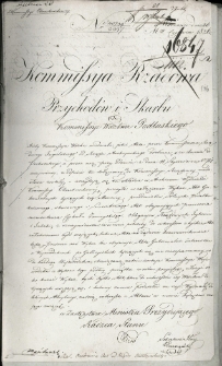 Kommissya Rządowa Przychodów i Skarbu do Kommissyi Województwa Podlaskiego z 26 VI 1826 r..,