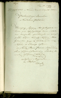 Kommissya Rządowa Przychodów i Skarbu do Kommissyi Województwa Podlaskiego [b.m.], 10 X 1827 r.