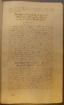 MANDATUM AD CAPNEUM DE ASSERVANDIS CAPTIVIS NOBILIBUS, fragment kodeksu zawierającego łacińskie i polskie formularze pism urzędowych z l. 30. XVII w.