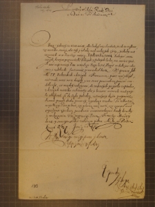 List Szymona Kołudzkiego prepozyta gnieźnieńskiego do Marcjana Wituskiego z 28 I 1648 r.