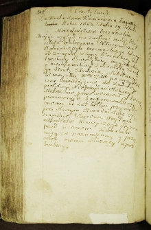 Constytucia za Króla Jana Kazimierza Jagiełły [?] Roku 1662 Folio 19 Titulo