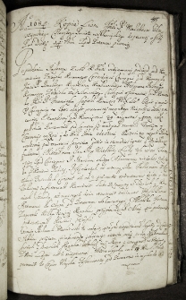 Anno 1684 Copia listu Jego Mości Pana Malchera Głuszyńskiego chorążego powiatu wołkowyskiego do pewnej osoby pod datą 14 7bra spod Żwańca pisany