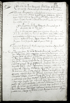 Copia listu JM Pana wojewody podolskiego do JM Pana wojewody mazowieckiego z Kazimierza d. 10 7bris 1716