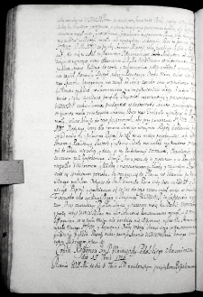 Copia responsu IM P. wojewody podolskiego z Kazimierza d. 13 7bris 1716