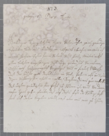 [List Samuela Maurycego de Aschard do ojca – oberlejtnanta Maurycego Wilhelma de Ascharda, komendanta w Słucku], Wrocław, 10 II 1706 r.