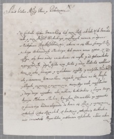 [List (Marcina) Tenczyna do (oberlejtnanta Maurycego Wilhelma de Aschard, komendanta w Słucku)