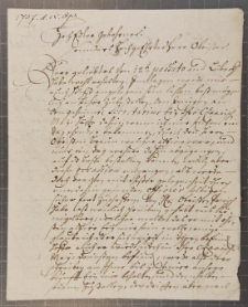 [List Johanna Georga Grafta do Jean’a Jacque’a de Schneeberg, kolonela dragonów carskich, przebywającego w Lubece]
