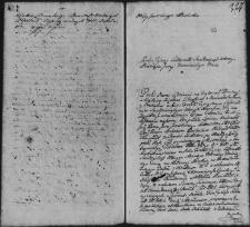 Dekret w sprawie Jezierskiego z Bielackim, 12 VI 1762 r.