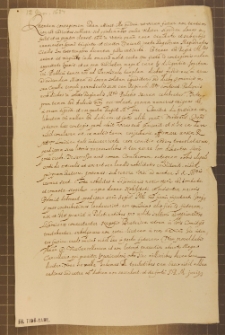 [List nieznanego nadawcy do nieznanego adresata z informacjami o sejmikach i wydarzeniach poprzedzających sejm 1624 r.]