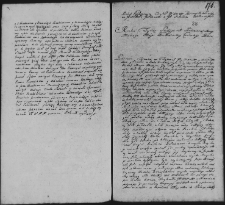 Dekret w sprawie Jurkiewicza z Wołosowskim, 24 V 1762 r.