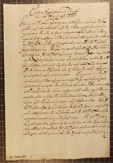„Extract Schreibens aus Warschau vom 14 Martii 1656”