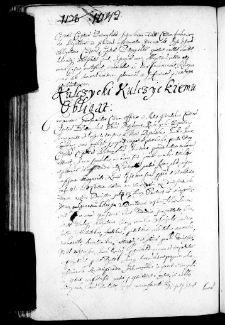 Kulczycki Kulczyckiemu obligat, 13 II 1669 r.