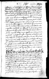 Eadem eidem scriptum roborat, 1 III 1669 r.