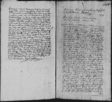 Dekret w sprawie księdza Cidzika z Pacami, 7 IX 1762 r.