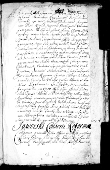 Jaworski consorti reformat, 1 IV 1670 r.