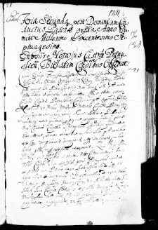 Generosus notarius castern. praemyslienisis Bielskim coniugibus obligat