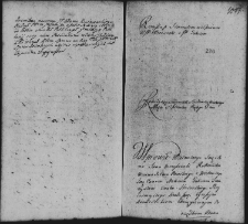 Remisja w sprawie Wereszczaki z Galiczem, 5 IX 1762 r.