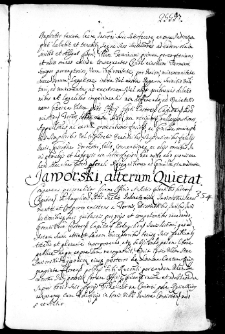 Jaworski alterum quietat, 10 VII 1670 r.,