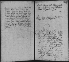 Remisja w sprawie Czechowicza z Kuczyńskim, 11 IX 1762 r.