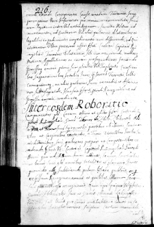 Inter eosdem roboratio, 17 IV 1669 r.