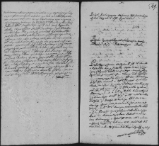 Dekret w sprawie Jezierskiego z Rychlickim, 10 VII 1762 r.